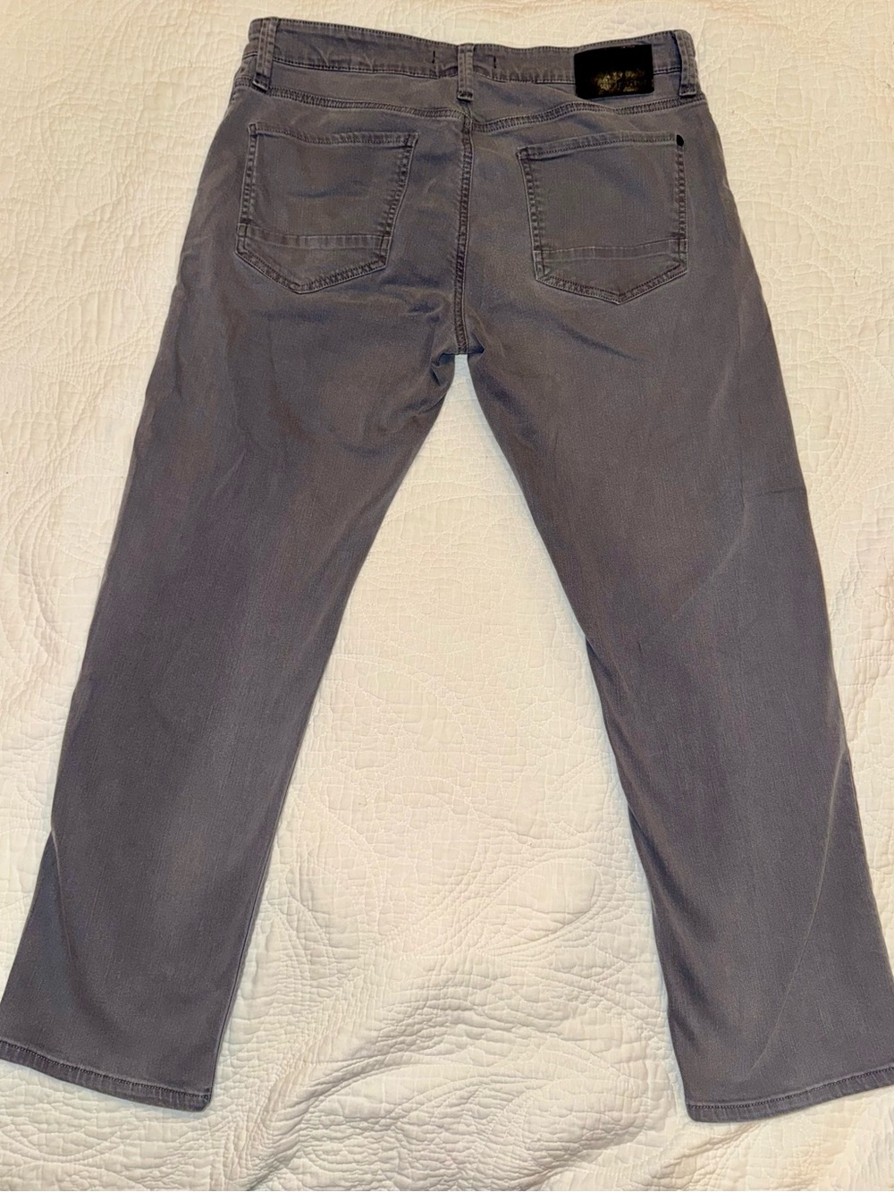 Mavi Zach Straight Leg Gray Jeans Men’s 36x29 Stretch Casual Pants - Picture 6 of 9